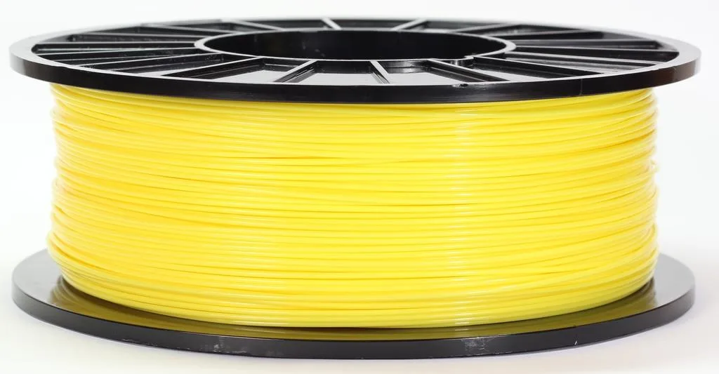 3D Maker World 3D Maker World PLA Filament 1.75mm Yellow 1kg (4043D) — product photo