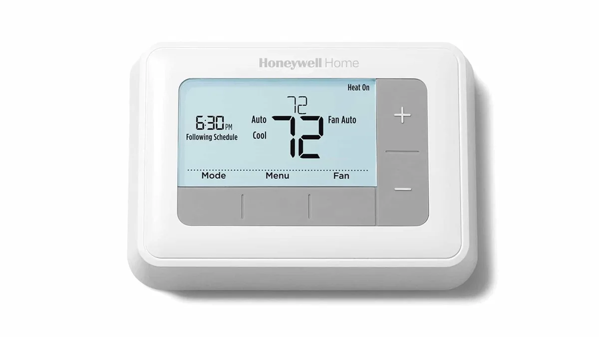  Honeywell Home T5 7-Day Programmable Thermostat White — product photo