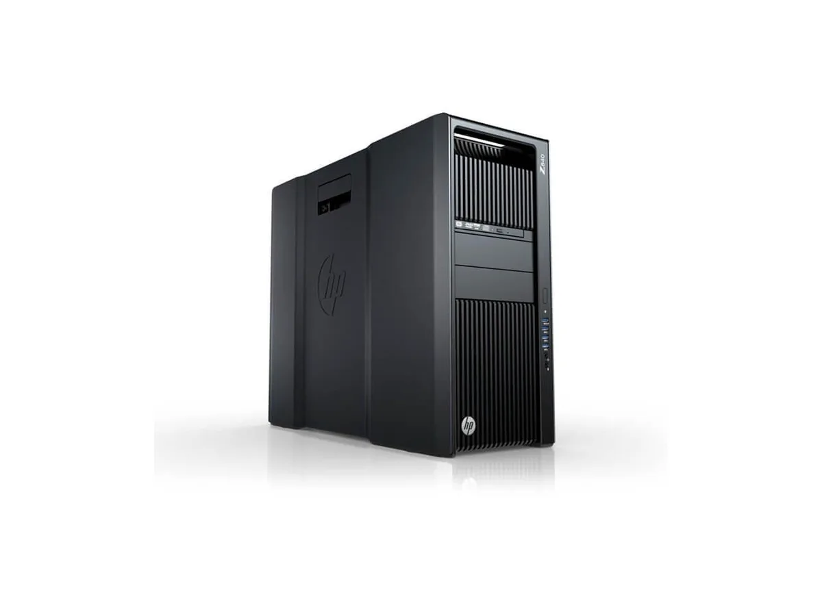 HP HP Z840 Workstation 2× Xeon E5-2620 v3 64GB DDR4 Dual Quadro K2200 512GB SSD 1TB HDD Windows 10 Pro — product photo