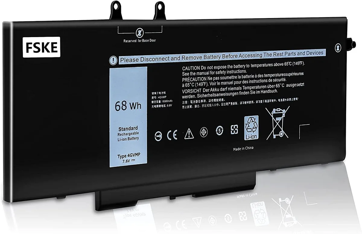 myVolts myVolts 4GVMP laptop battery 68Wh 8500mAh 7.6V 4-cell — product photo