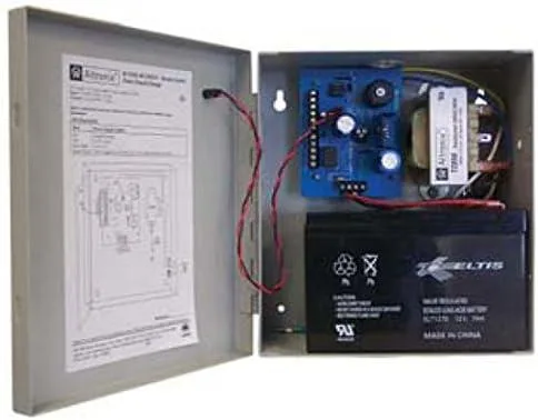 ALTRONIX ALTRONIX AL125ULP power adapter 2 PTC outputs 12VDC 24VDC 1A 115VAC 60Hz grey enclosure — product photo