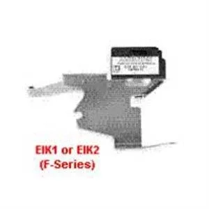 Square D EIK2 interlock kit metal switch plate rectangular form matte finish visible mounting holes and label area