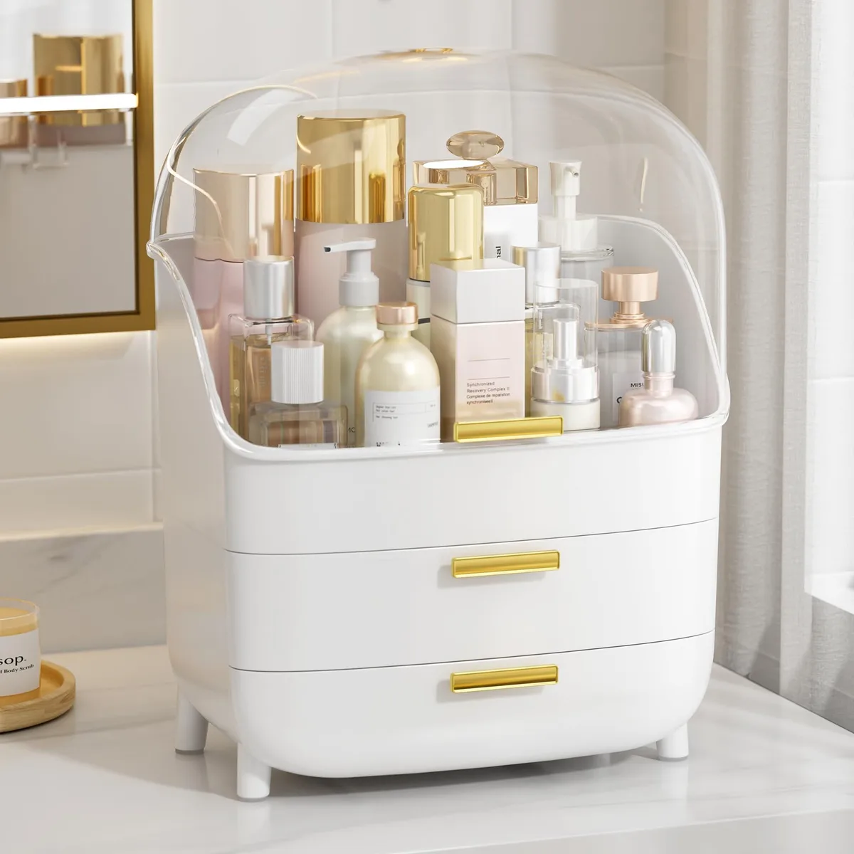  Vtopmart MUVT0019AMUS 3-Tier Bath Storage White 10.43x7.01x13.9 in — product photo