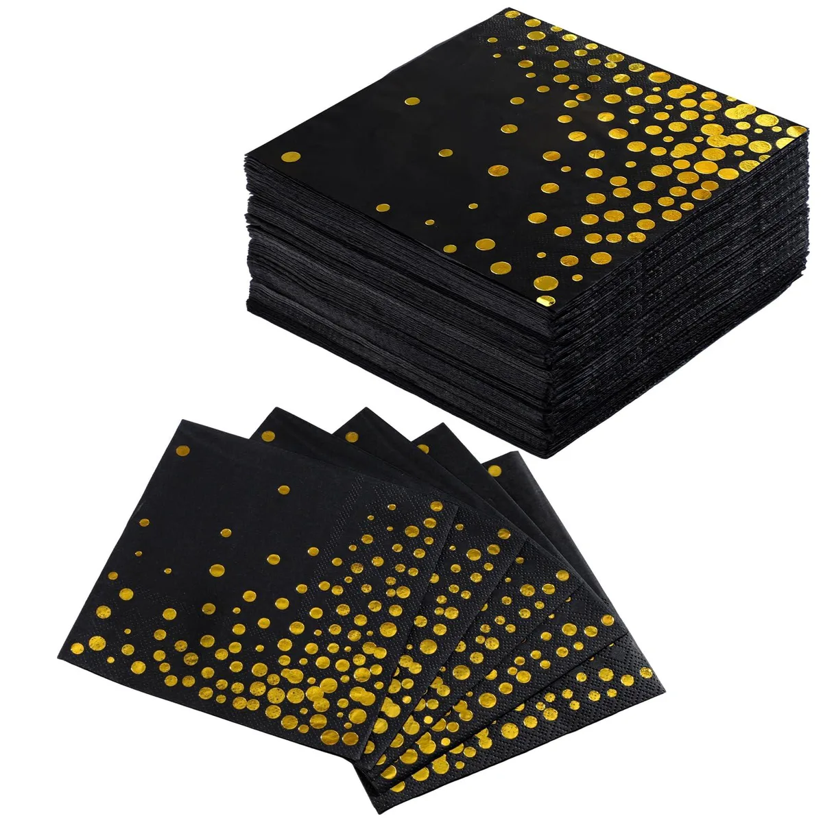  mypartyco G9460K-11-N paper napkins 3-ply 5" 80 count — product photo
