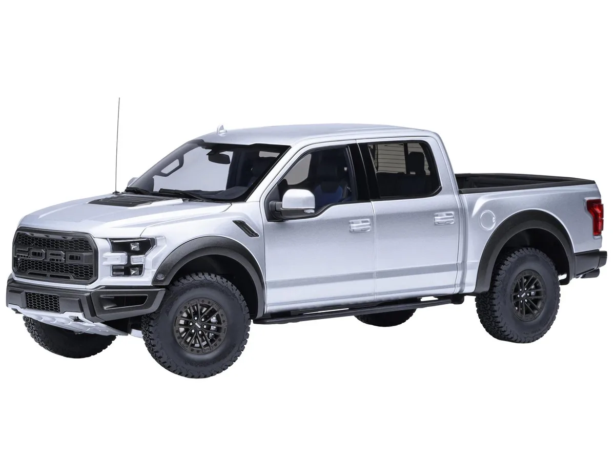 Autoart Autoart 2019 Ford F-150 Raptor Ingot Silver 1/18 hobby collectible — product photo