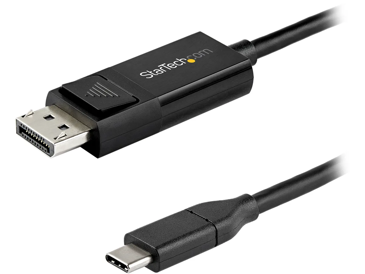 STARTECH STARTECH CDP2DP141MBD USB-C to DisplayPort 1.4 bidirectional cable 1m 8K 30Hz HBR3 Thunderbolt 3 — foto del prodotto