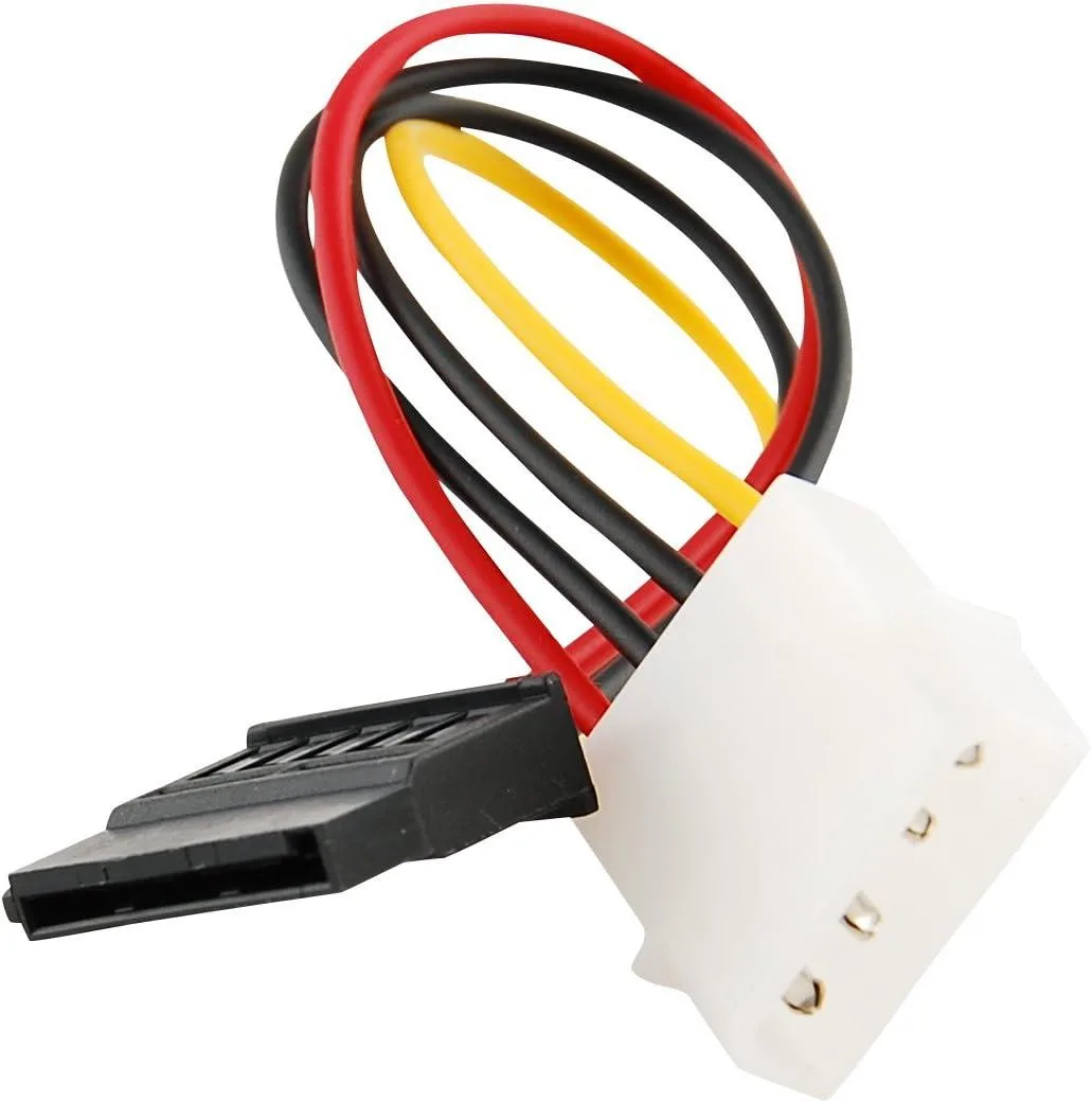 JacobsParts Inc. JacobsParts MLX-STA01 4-pin Molex to SATA 15-pin power adapter cable 20 cm — product photo