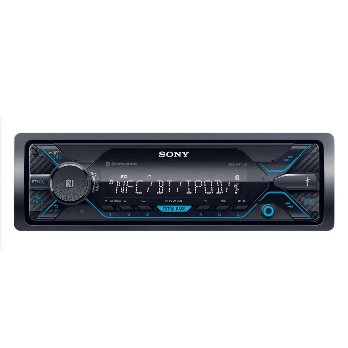 Sony Sony DSX-A415BT Single DIN Receiver Bluetooth NFC 4x55W — product photo
