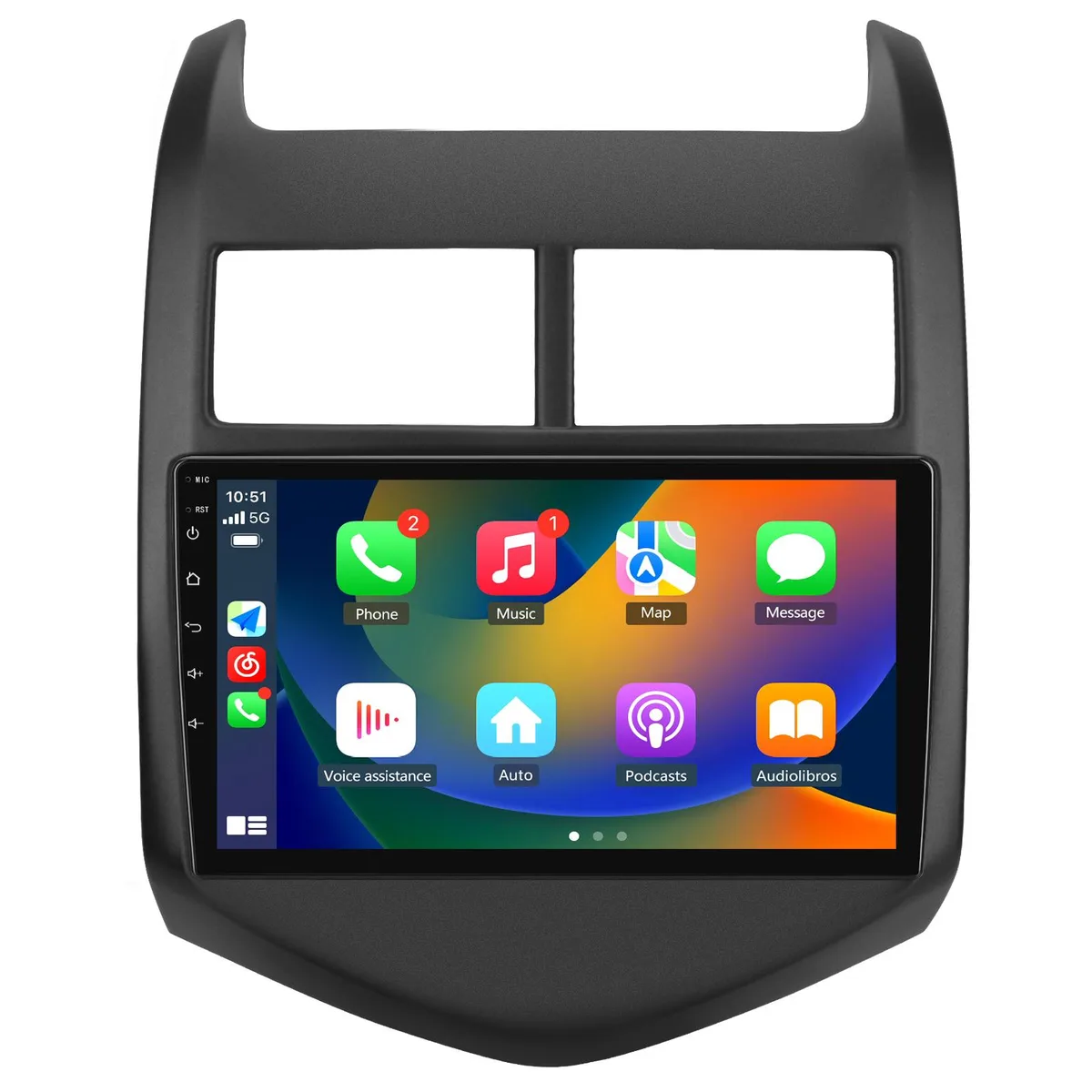 litillbuly litillbuly 2G+32G Car Stereo for Chevy Aveo Sonic 2011-2015 9 inch Android 13 Receiver — product photo