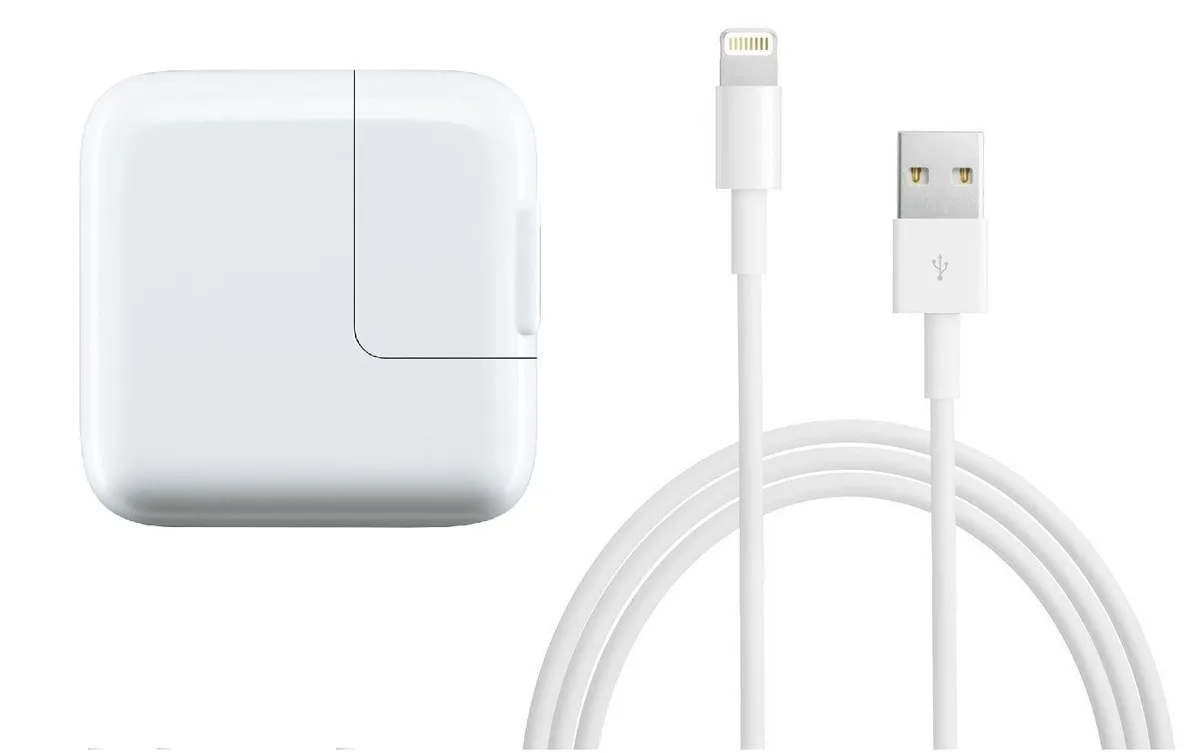 Apple Apple 12W USB Power Adapter with 1m Lightning Cable White — product photo