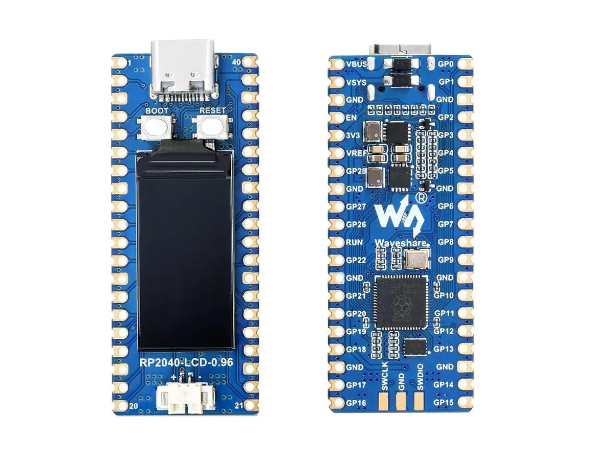 LORDWORLD LORDWORLD RP2040-LCD-0.96 Mini USB-C development board — product photo