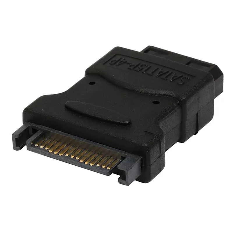EN-Labs EN-Labs ADSATA2IDE SATA 15-pin Male to Molex 4-pin LP4 Female internal power cable — product photo