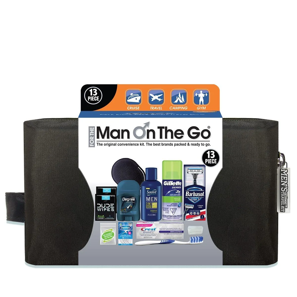 Convenience Kits International, Ltd Convenience Kits International, Ltd 186 13 Piece Travel Kit — product photo