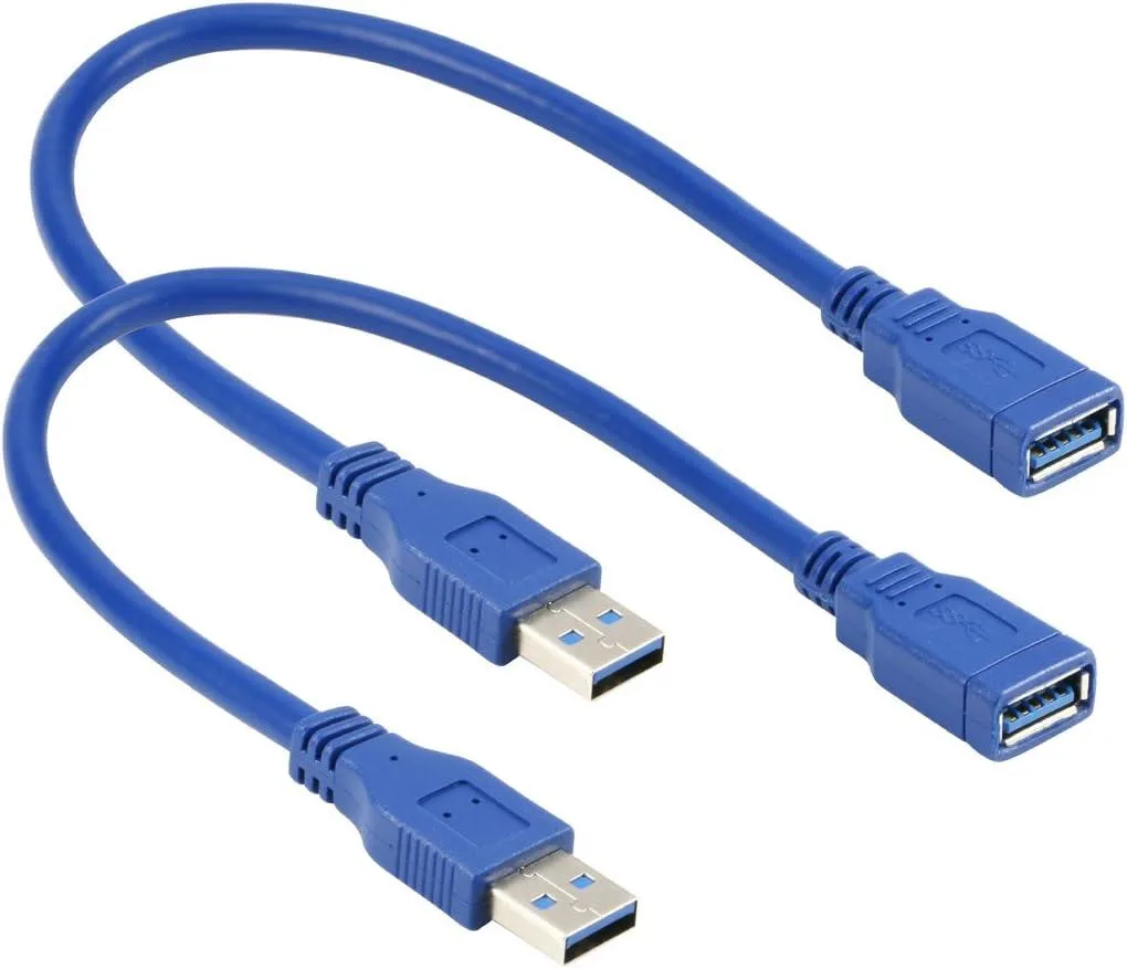 Vszerda Vszerda USB 3.0 Extension Cable Male to Female 30 cm 2-Pack — product photo