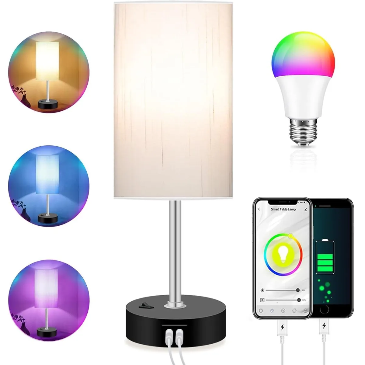  Verilux Peteme Modern Accent Lighting Orange 16M Colors 7.5W 2.4GHz — product photo