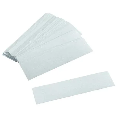 Pack of 50 silver rectangular Brady hard hat labels