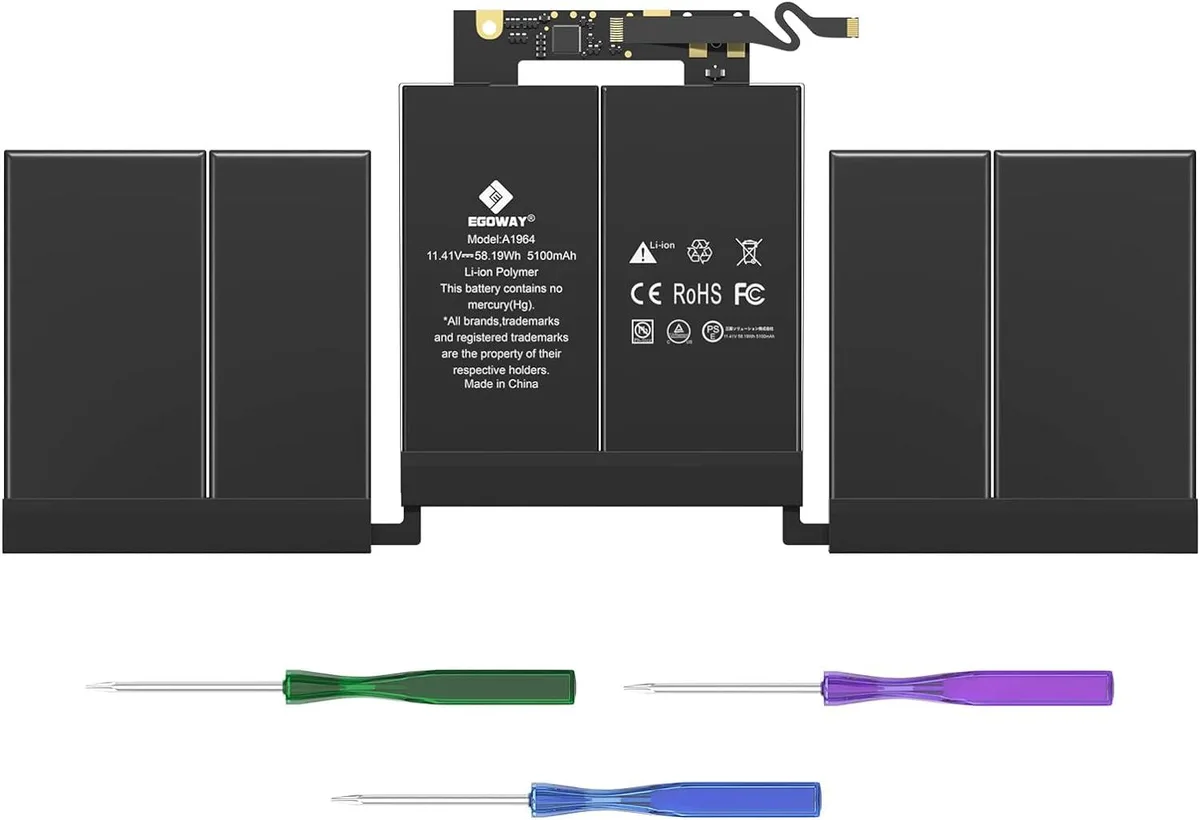 xfactory xfactory laptop battery 13 inch A1989 A2251 58Wh 11.41V — product photo