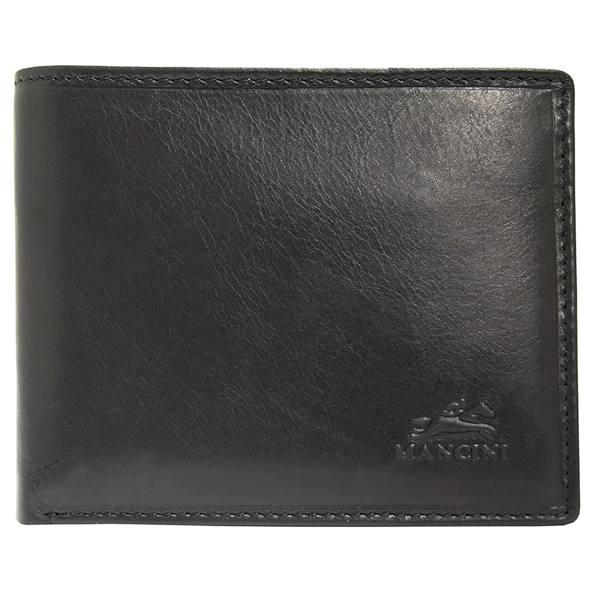 Mancini Leather Goods Mancini Leather Goods Boulder RFID Billfold with Removable Passcase Black — product photo