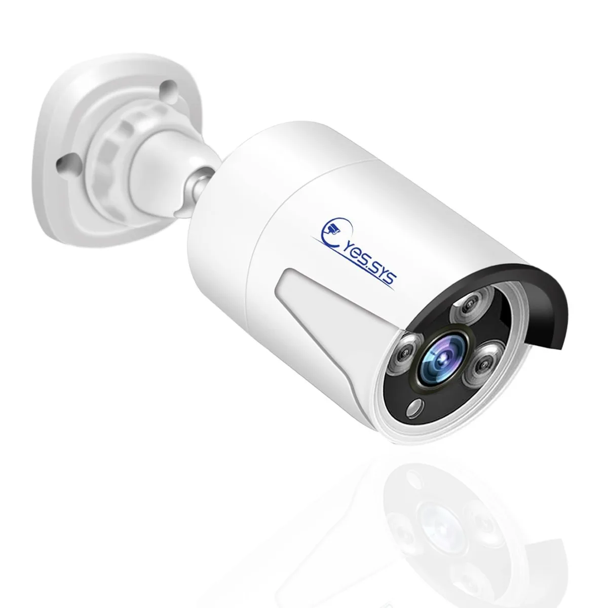 GSM Outdoors GSM Outdoors 2 in 1 accessory 5MP 3.6mm 1616P PoE IP66 98FT dual lamp colour night vision — product photo