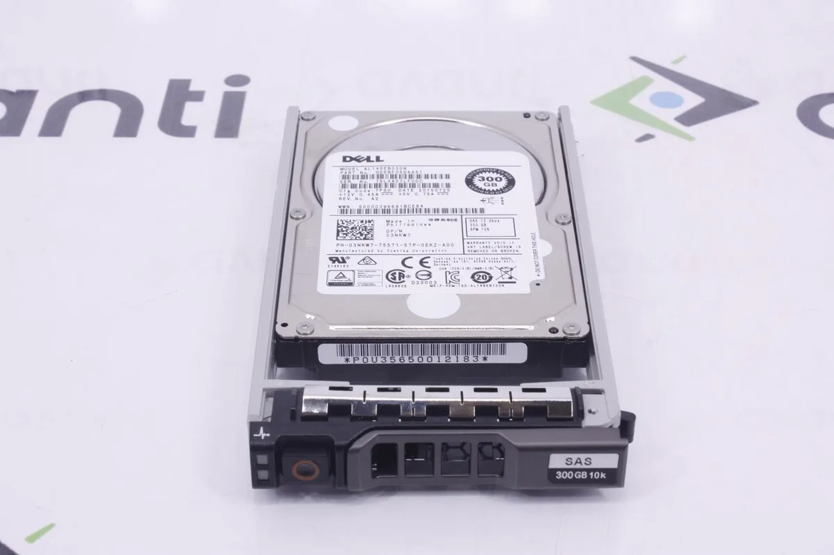 DELL DELL 3NKW7 300GB 10000 RPM SAS 2.5" internal hard drive — product photo