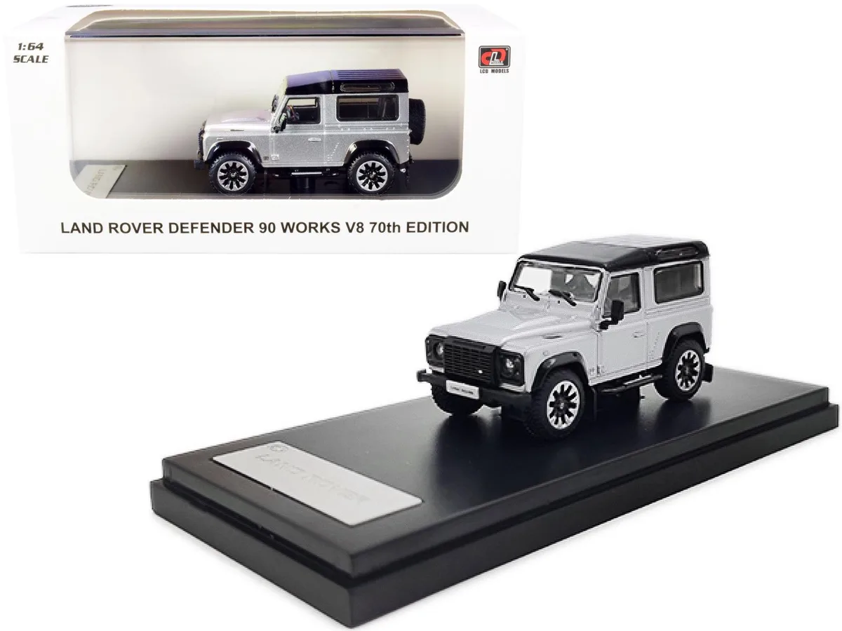 LCD Models LCD Models Land Rover Defender 90 Works V8 70th Edition 1/64 Diecast — product photo