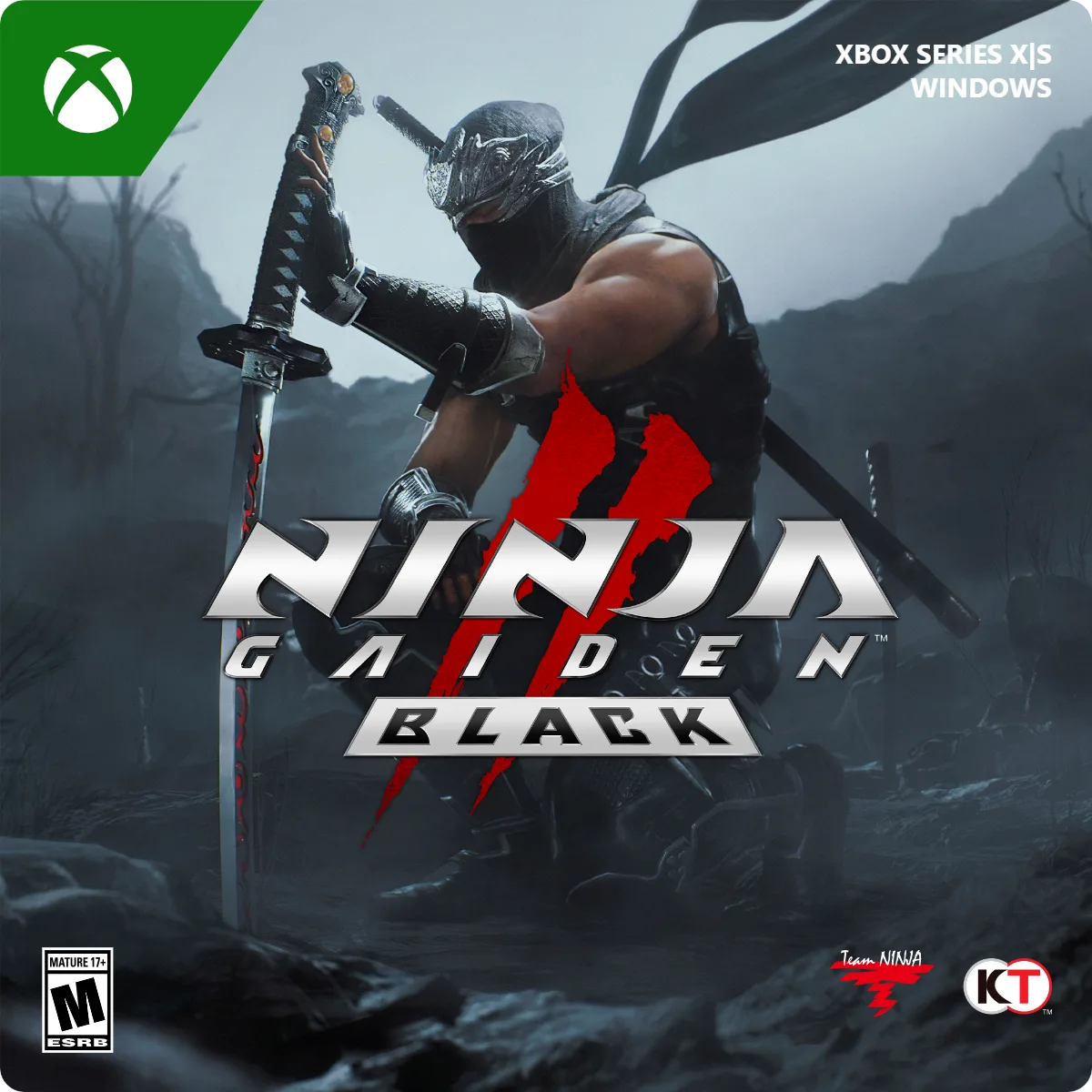 KOEI TECMO AMERICA CORP. KOEI TECMO AMERICA CORP. EP2-19779 NINJA GAIDEN 2 Black Standard Edition downloadable game — product photo
