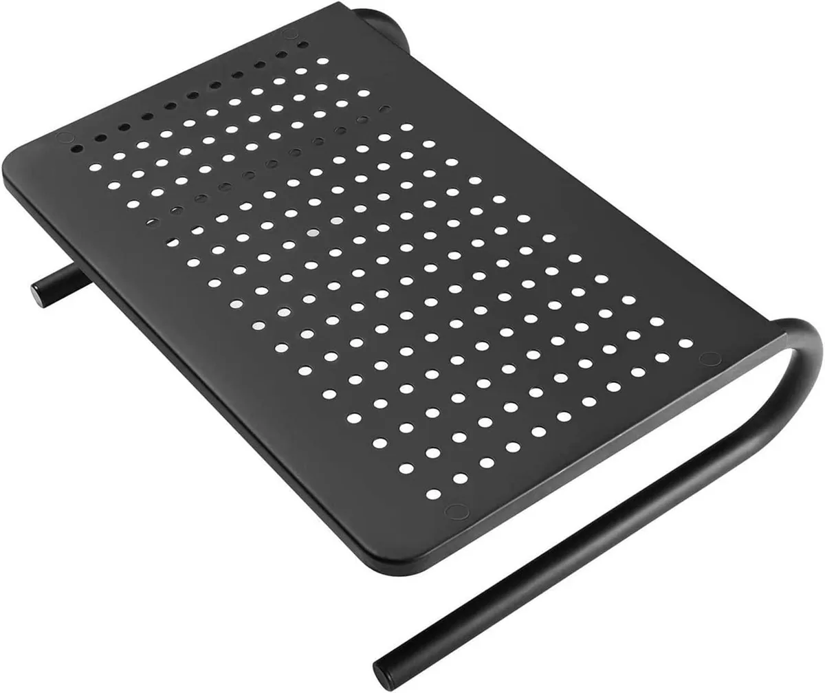 No Sew No Sew MST004 Monitor Stand Riser Black 100mm 20kg 370x235mm — product photo