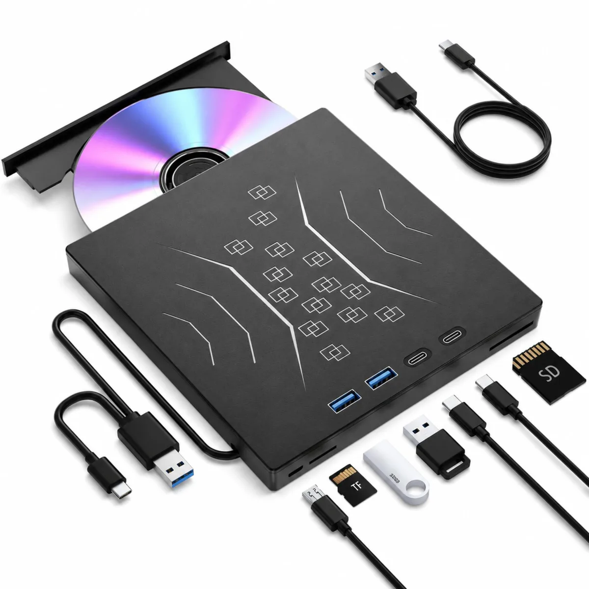 Wbacon CB 31005 External Blu-ray Drive 100GB USB 3.0 — product photo