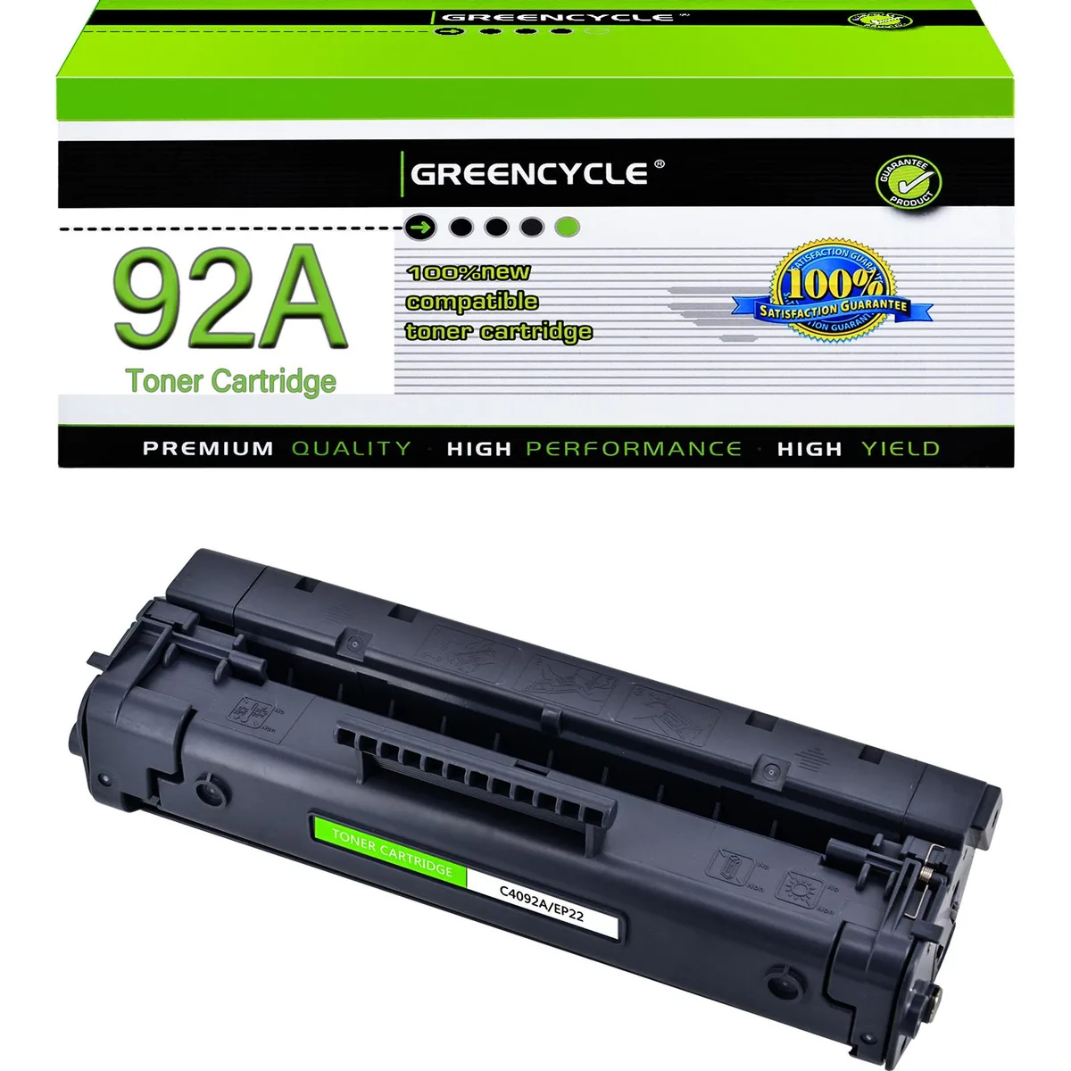 GREENCYCLE GREENCYCLE 92A Black Toner Cartridge 2500 Pages — product photo