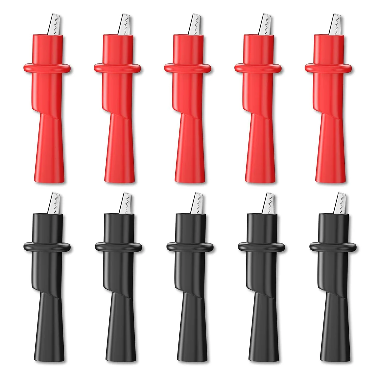 KEHIPI KEHIPI P2008 10PCS Insulated Alligator Clips electrician tool — product photo