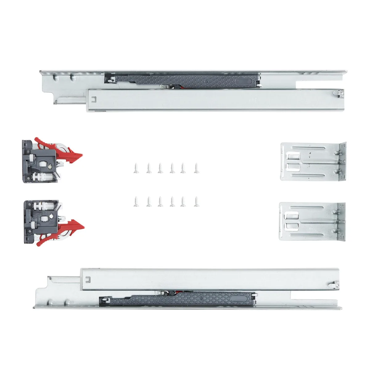 VEVOR VEVOR 30201B.457-6 18 Inch Drawer Slides 6 Pairs 100 lbs — product photo