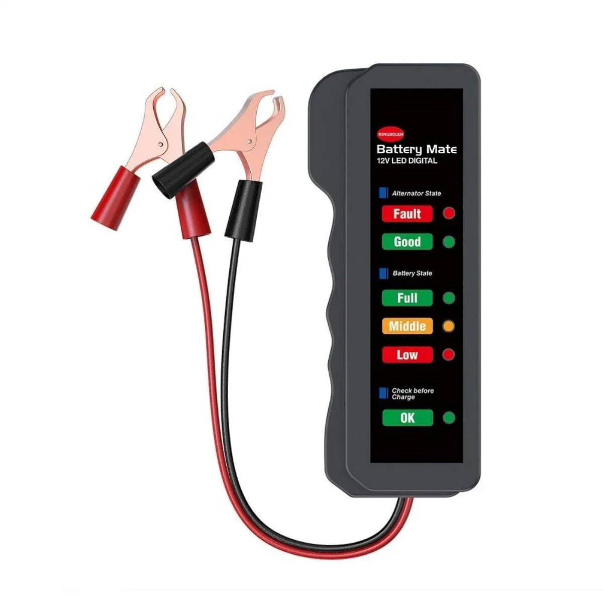 TaoTao TaoTao 12V LED Digital Car Battery Tester Alternator Checker with Analyzer — product photo