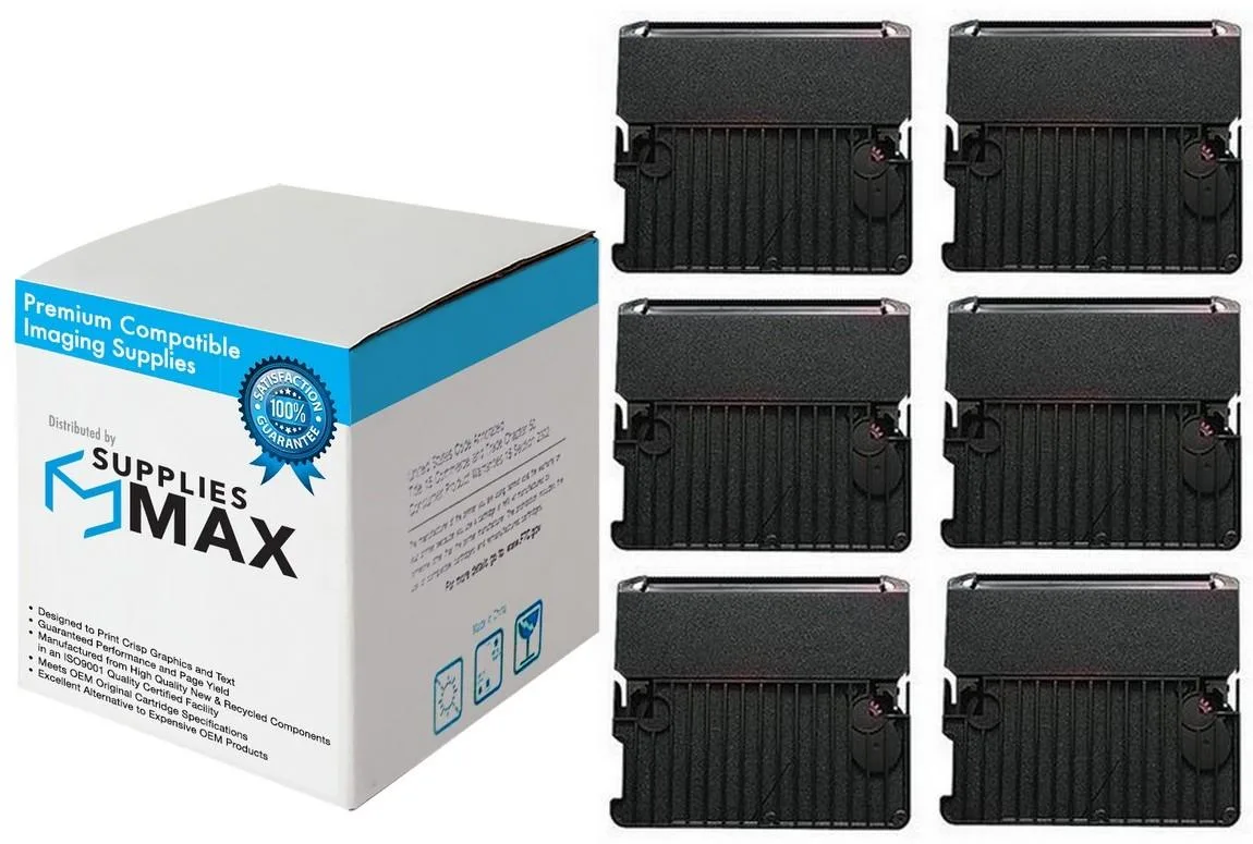 SuppliesMax SuppliesMax M3923P Purple Printer Ribbon 6/PK — product photo
