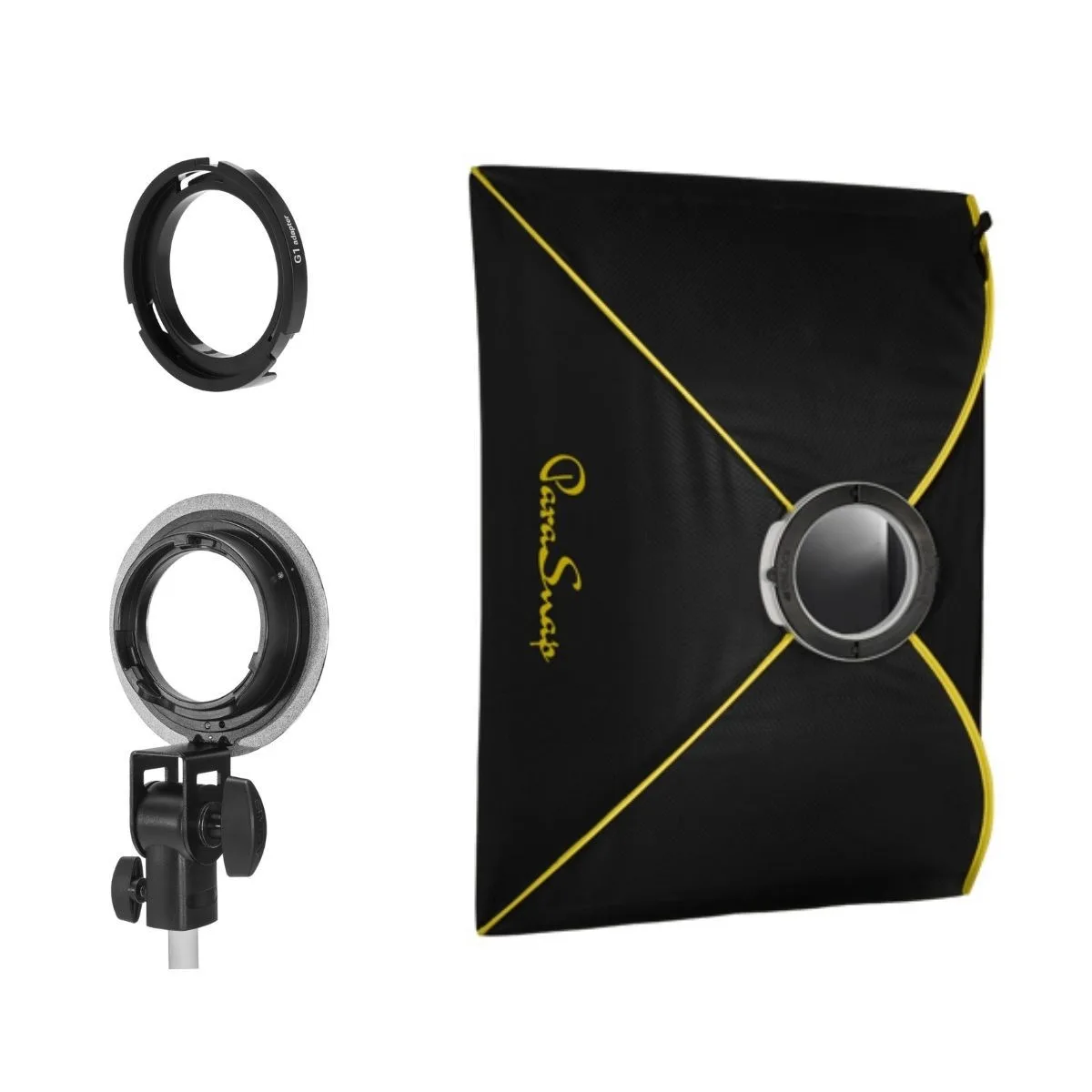 Glow Edge Glow Edge ParaSnap 24x34" SterlingFibre Softbox OTA-G1 300 Pro Godox ML60 Adapter — product photo