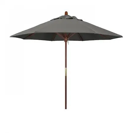 California Umbrella California Umbrella Octagon 97.5" H Sunbrella Charcoal Patio Furniture — product photo