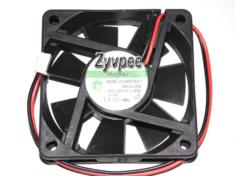 Zyvpee Zyvpee KDE1206PHV1 60x15mm 12V 1.6W 2-pin case fan — product photo