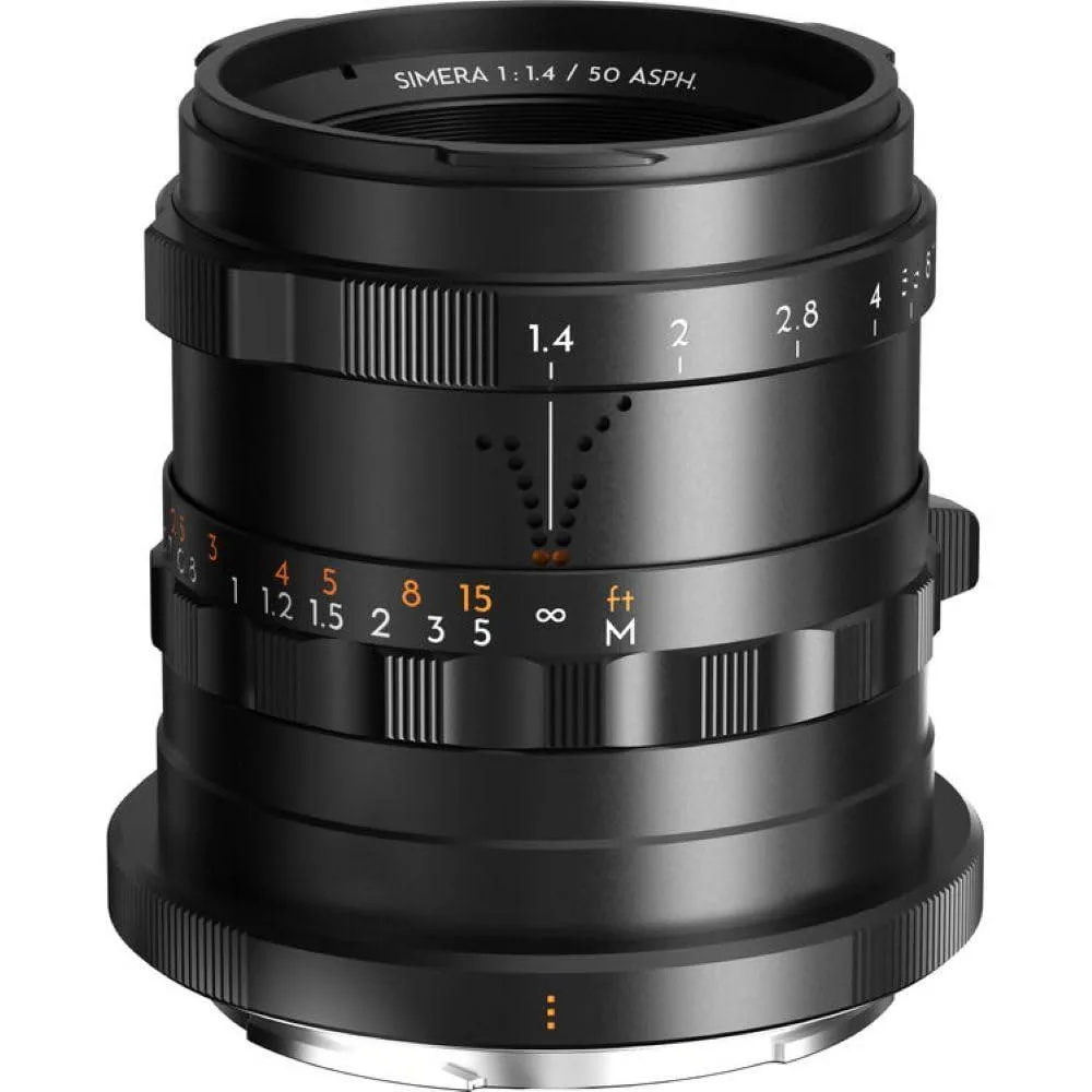 DZOFILM DZOFILM Simera 50mm f/1.4 Nikon Z Black camera lens — product photo