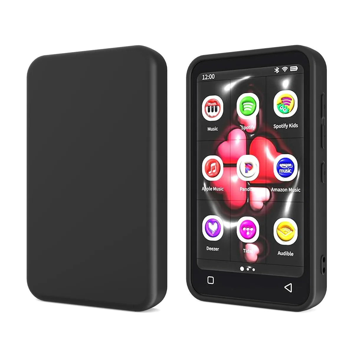  Fotosuncy Case for TIMMKOO Q8 Q5 Q3E 4.0 inch with Cloth Black — product photo