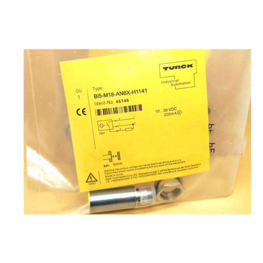 Turck Turck BI8-M18-AP6X-H1141 46150 Inductive sensor PNP electrician tool — product photo