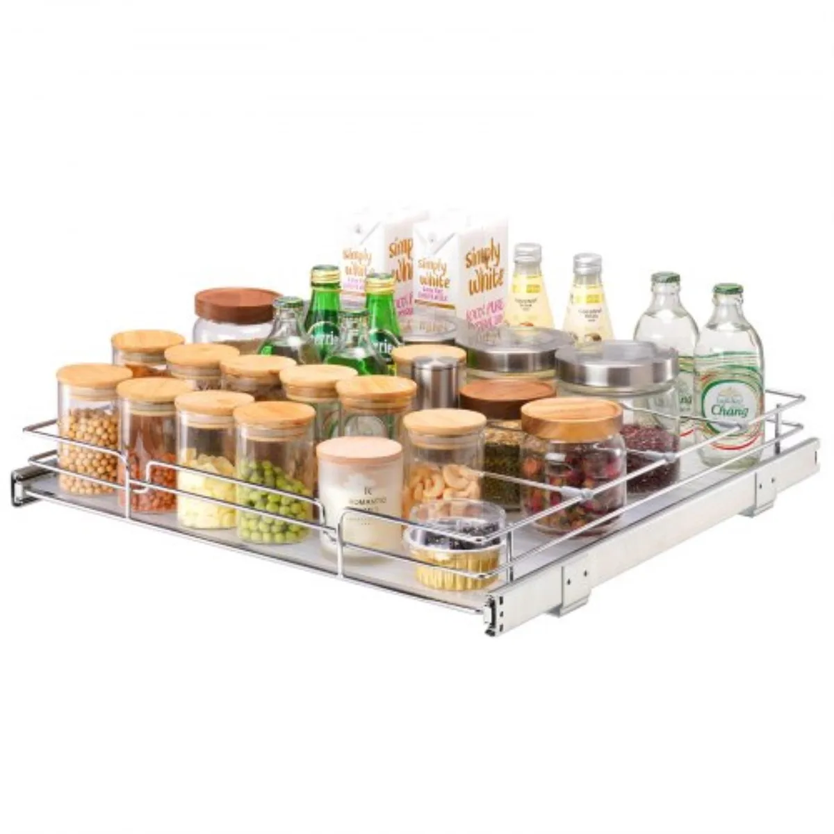 VEVOR VEVOR 20"W x 21"D Pull-Out Cabinet Organizer Chrome-Plated Steel — product photo