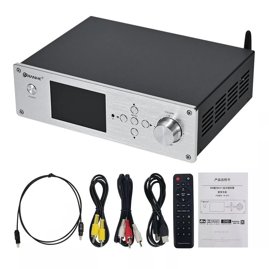 KY KY RH-202X MAX Pro Sound Dual ES9039Q2M DAC Bluetooth 5.4 DSD256 — product photo