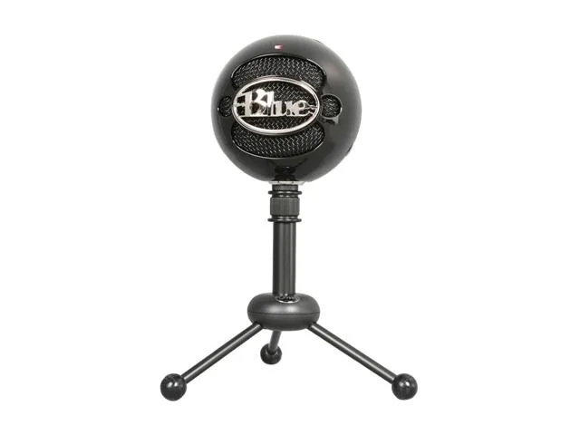 Logitech Logitech 988-000069 Blue Snowball USB Microphone Gloss Black — product photo