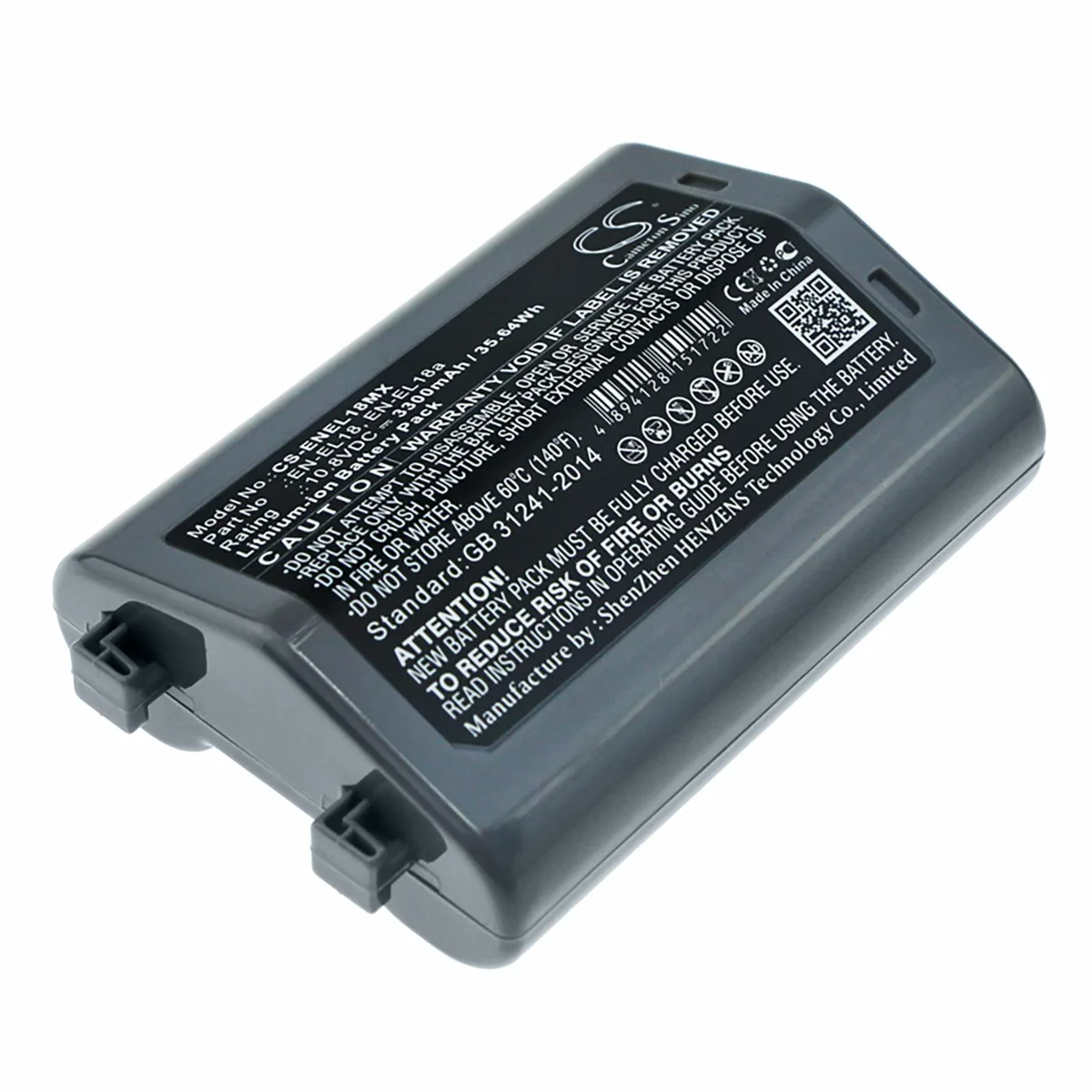Cameron &amp; Co Cameron &amp; Co DS-CS-ENEL18MX camera battery 3300mAh — product photo
