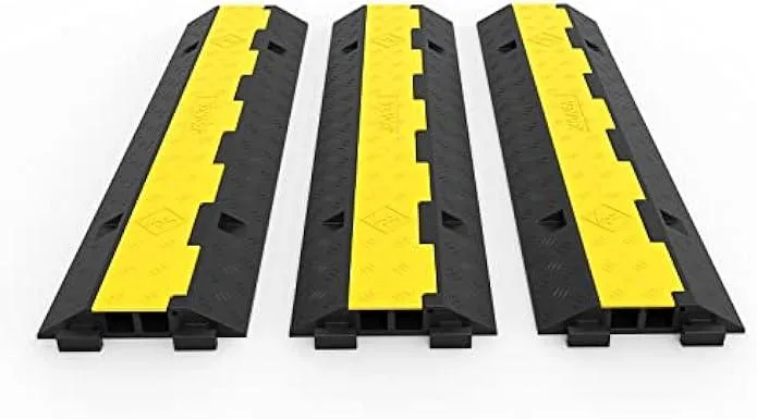 usbroway usbroway 3 Pack 2 Channel Cable Protector 11000lbs — product photo