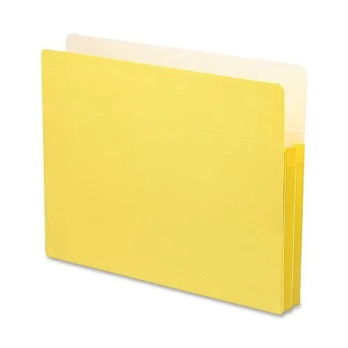 Smead Smead SMD73223 Top-Tab File Pocket Letter 11 75in W 9 50in H 1 75in Exp Yellow accessory — product photo