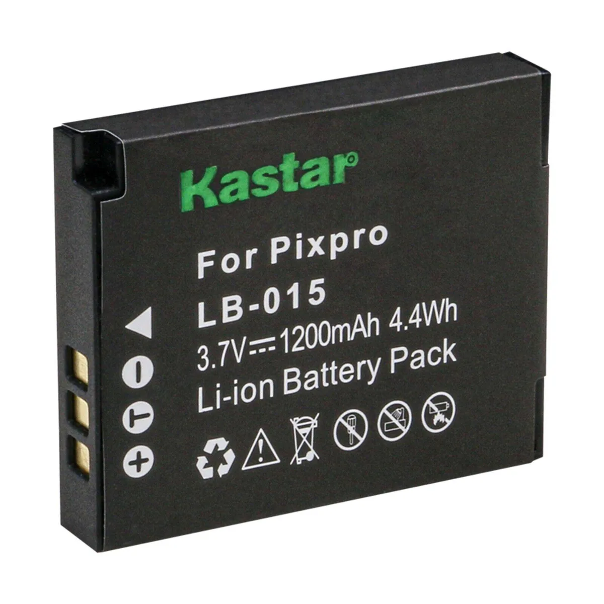 Kastar Kastar LB-015 camera battery 1200mAh 3.7V 4.4Wh 1-pack — product photo