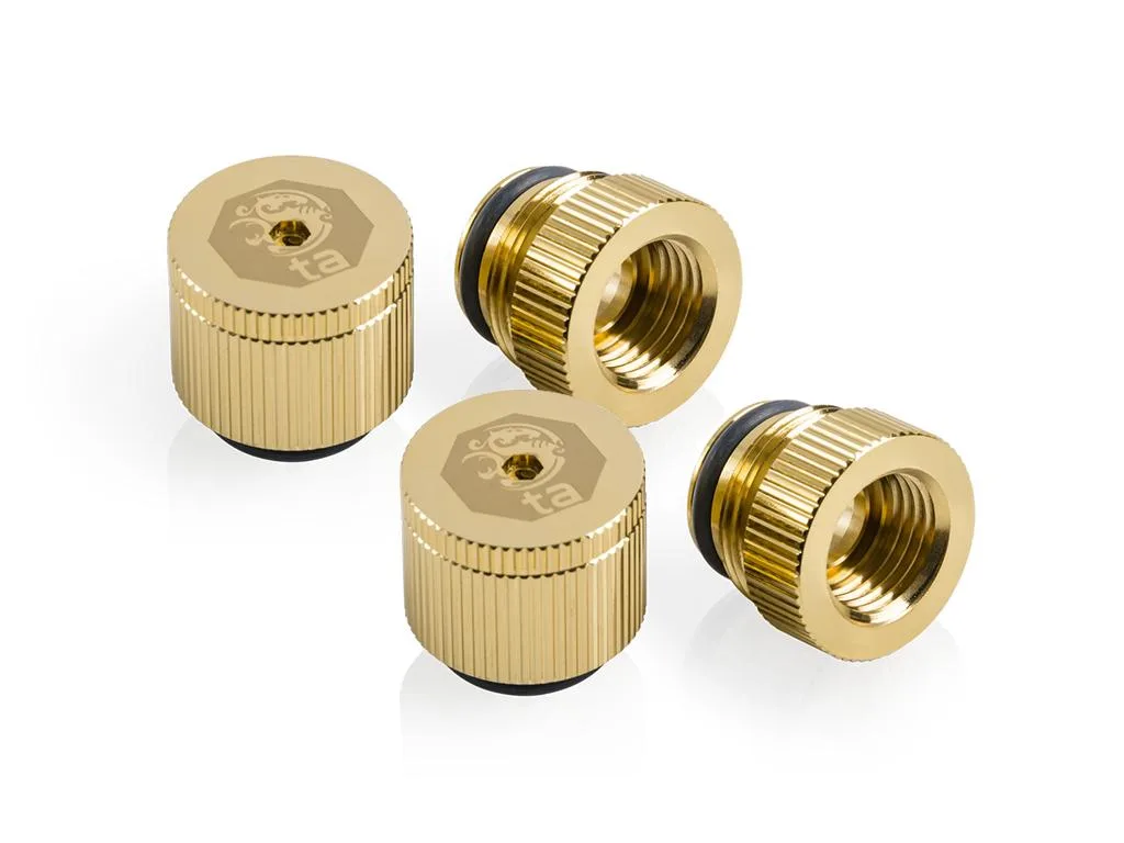 Bitspower Bitspower BPTA-EFW-V2-TB liquid cooler drain valve 2-pack True Brass — product photo