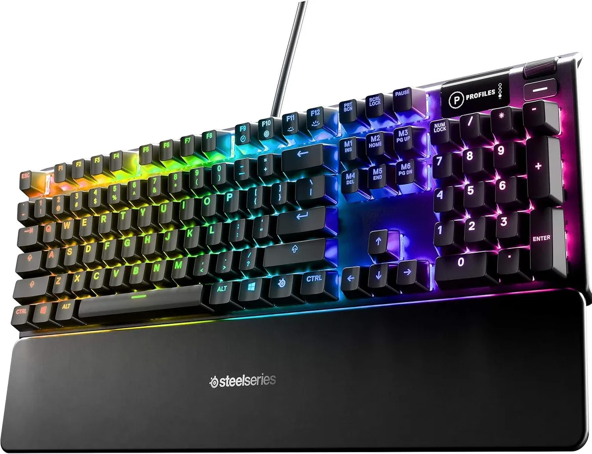 SteelSeries SteelSeries Apex 5 Hybrid Blue Mechanical Gaming Keyboard — product photo