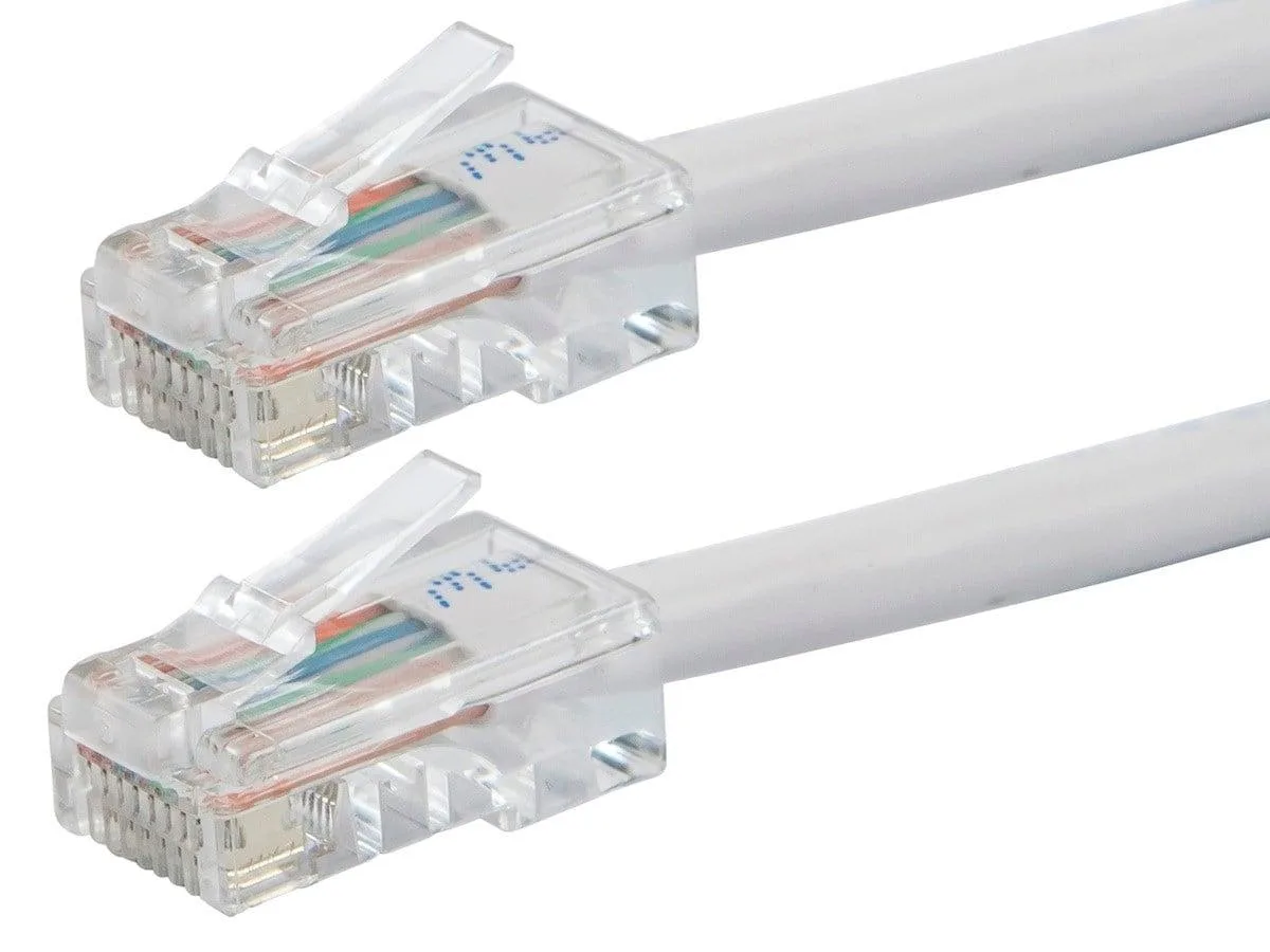 Monoprice Inc. Monoprice 113293 Cat6 Network Ethernet Cable 25 Feet White 24AWG 550MHz Zeroboot — product photo