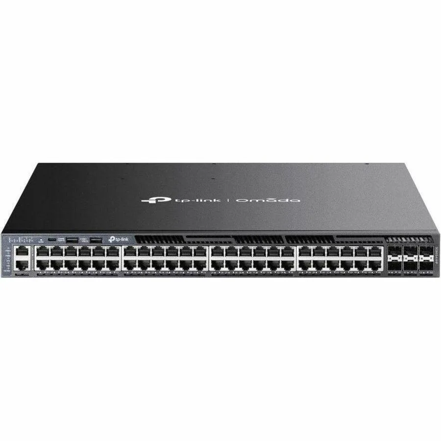 TP-Link TP-Link Omada SG6654XHP 48-Port Gigabit Stackable L3 Managed PoE+ Switch with 6 10G Slots — product photo